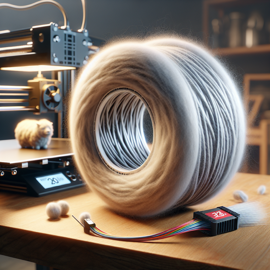 Filament do druku 3D z wełny z Nowej Zelandii (oczywiście)