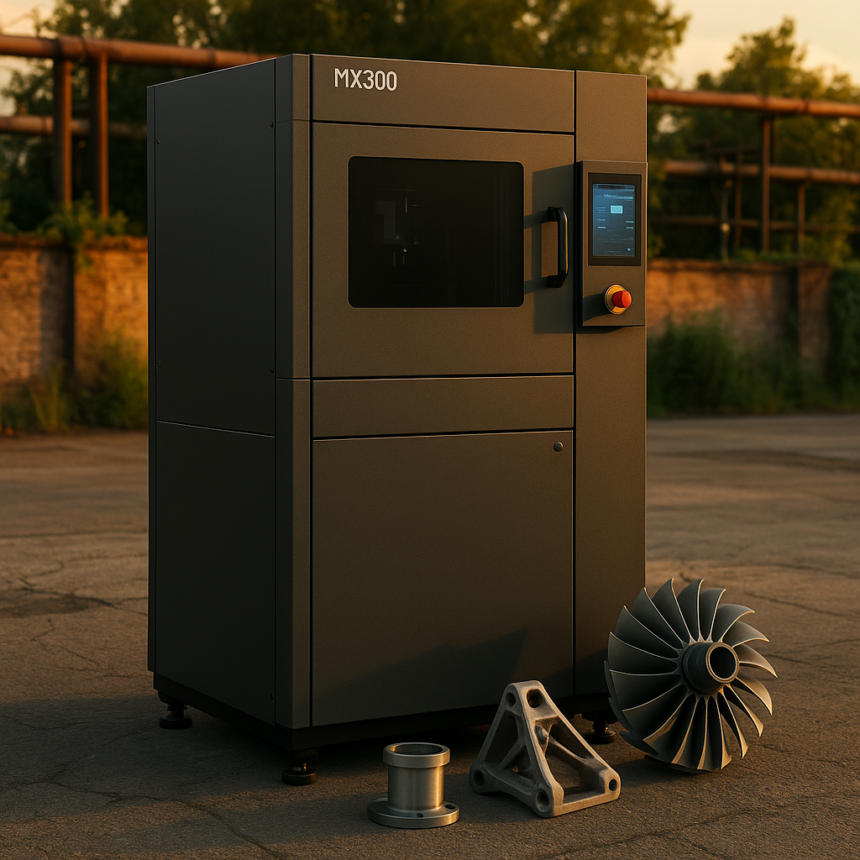 Mastrex wprowadza na rynek system drukowania 3D z metalu MX300 o wartości 185,000 USD