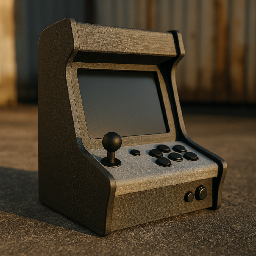 Mini Arcade w Druku – Bartop Retro Gaming Cabinet