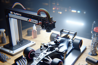 Nowy zespół F1 Cadillaca wykorzystujący druk 3D SLA firmy 3D Systems
