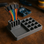 Organizator przewodów Jumper Dupont – Kompatybilny z Gridfinity i Arduino