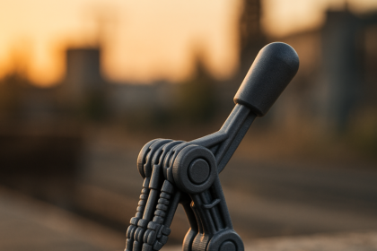 Pierwszy model wydrukowany na miejscu - Fidget toy z dźwignią Terminatora