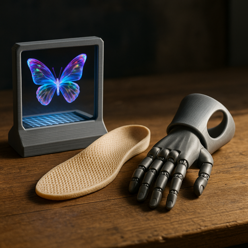 Krótkie wiadomości o druku 3D, 20 czerwca 2026: Hologramy, wkładki i protezy