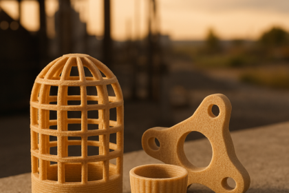 Materiał architektoniczny do druku 3D opracowany z drożdży