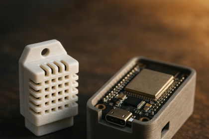 Obudowa ESP32 dla USB-C + czujnika DHT22/AM2302