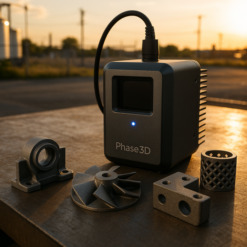 Phase3D pozyskuje 2,9 mln dolarów na rozwój inspekcji in-situ w metalowym wytwarzaniu addytywnym