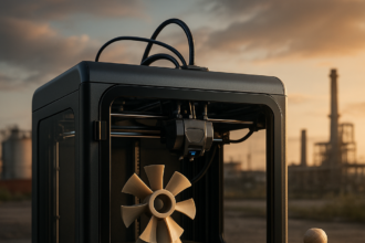 TOP.E Wprowadza Dużą, Zamkniętą Drukarkę 3D FFF 5-osiową