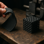 Wieloskalowe dzianiny 3D wydrukowane pokazują regulowane właściwości mechaniczne