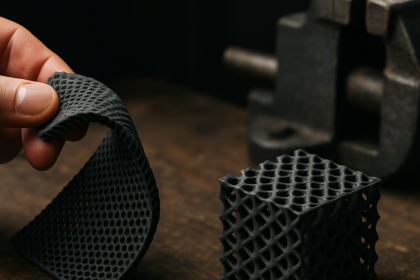 Wieloskalowe dzianiny 3D wydrukowane pokazują regulowane właściwości mechaniczne