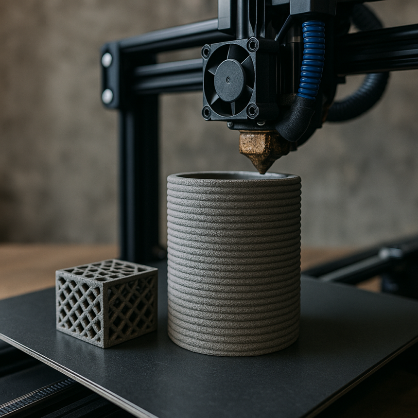 Badacze z Trinity 3D drukują pierwszy geopolymer wolny od cementu w Irlandii