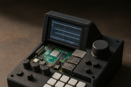 Cyberdeck Raspberry Pi 4/5 – Mini Stacja Robocza Muzyczna