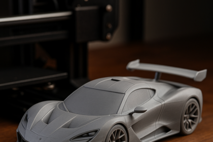Dynamika międzybranżowa: 3D drukuje mini prototyp hypercara dla Lil Zoomers