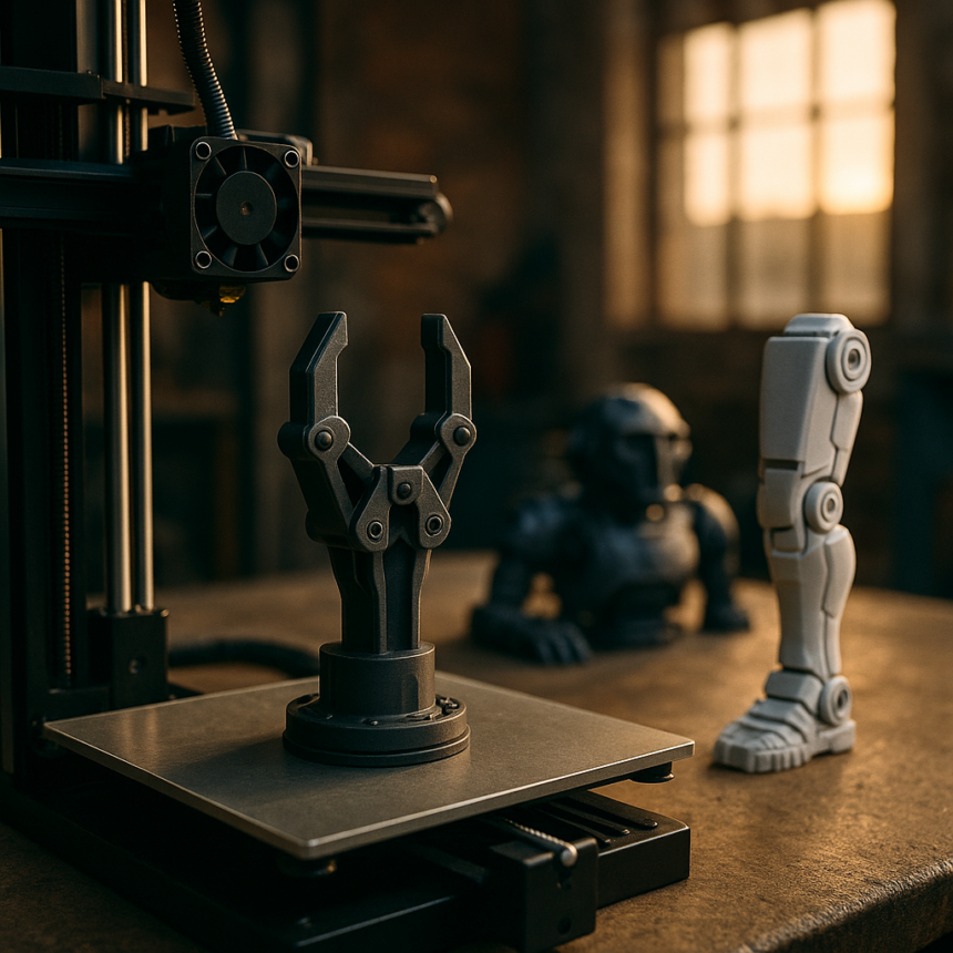 Jak drukowanie 3D przyspiesza rozwój produktów robotycznych