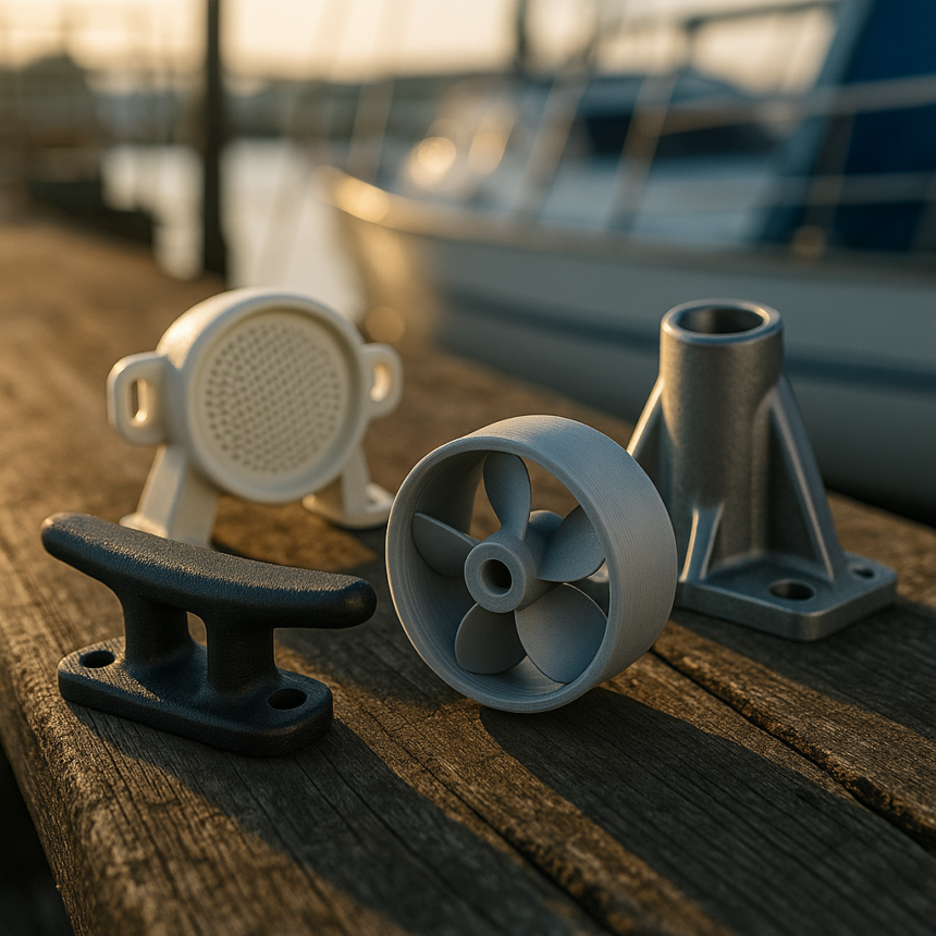 MarineLab3D: Koniec z poszukiwaniem części do łodzi? Parametryczne modele 3D na ratunek