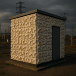 Rotterdamskie studio pokrywa holenderską stację transformatorową 322 niestandardowymi 3D drukowanymi ceramicznymi płytkami