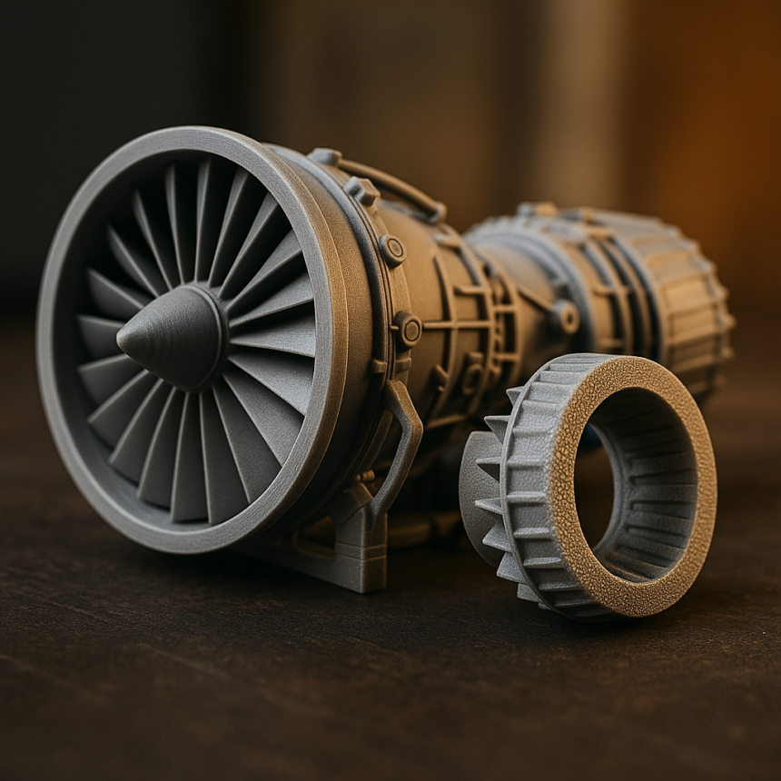 Safran Aero Boosters i BMT Aerospace łączą siły w dużej skali w produkcji druku 3D silnika F135