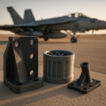 US Navy testuje części myśliwców drukowane w 3D, które skracają czas naprawy o połowę — zdalnie rozmieszczone drukarki 3D produkują części kompozytowe, testy lotnicze zaczynają się na operacyjnych myśliwcach F/A-18 Super Hornet