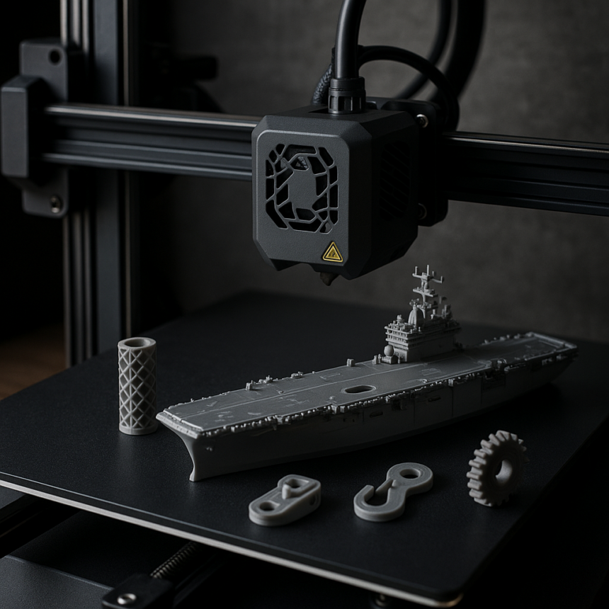 USS Essex wykorzystuje wbudowane drukarki 3D, aby skrócić opóźnienia w łańcuchu dostaw