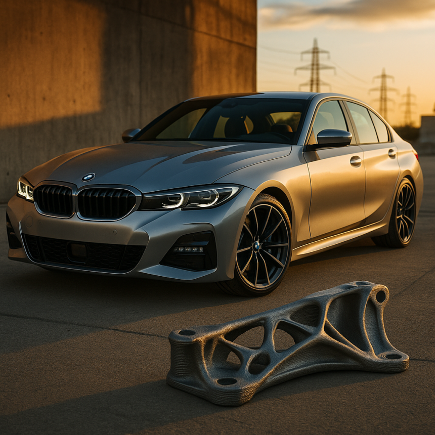 BMW wprowadzi na rynek samochód z komponentem wydrukowanym w technologii WAAM w 2027 roku