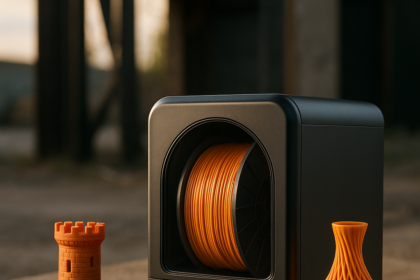 FilaDC i10 Szafka suszy filament w tle