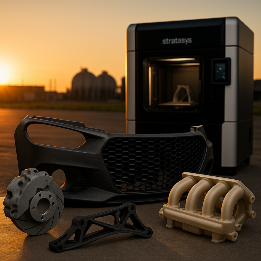 Stratasys prezentuje aplikacje motoryzacyjne z drukiem 3D i nową drukarkę na IMTS 2026