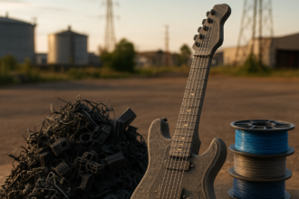 Sztuka z recyklingu, czyli odpady z drukarki 3D stają się instrumentem muzycznym