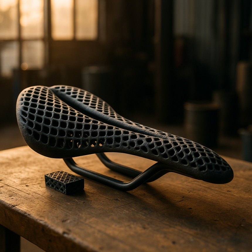 Unica: Siodełko 3D wydrukowane przez Selle Italia, które dostosowuje się do nacisku rowerzystów