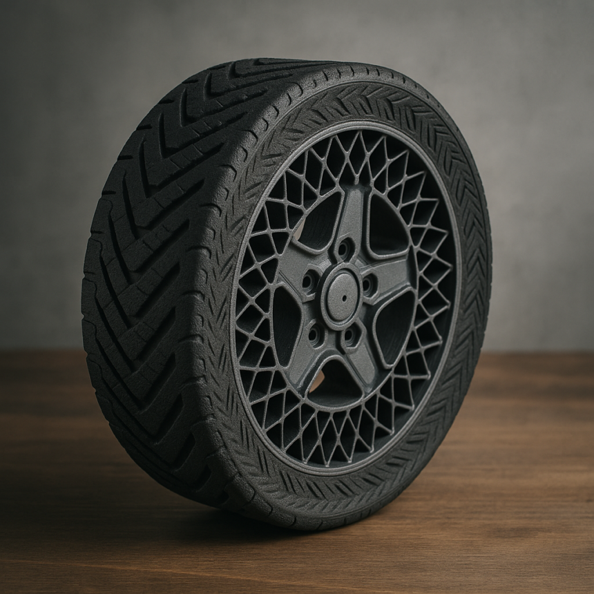 Print&Live i iSCALE 3D Zwiększają Produkcję Kół UGV Bez Powietrza Po Testach Bojowych
