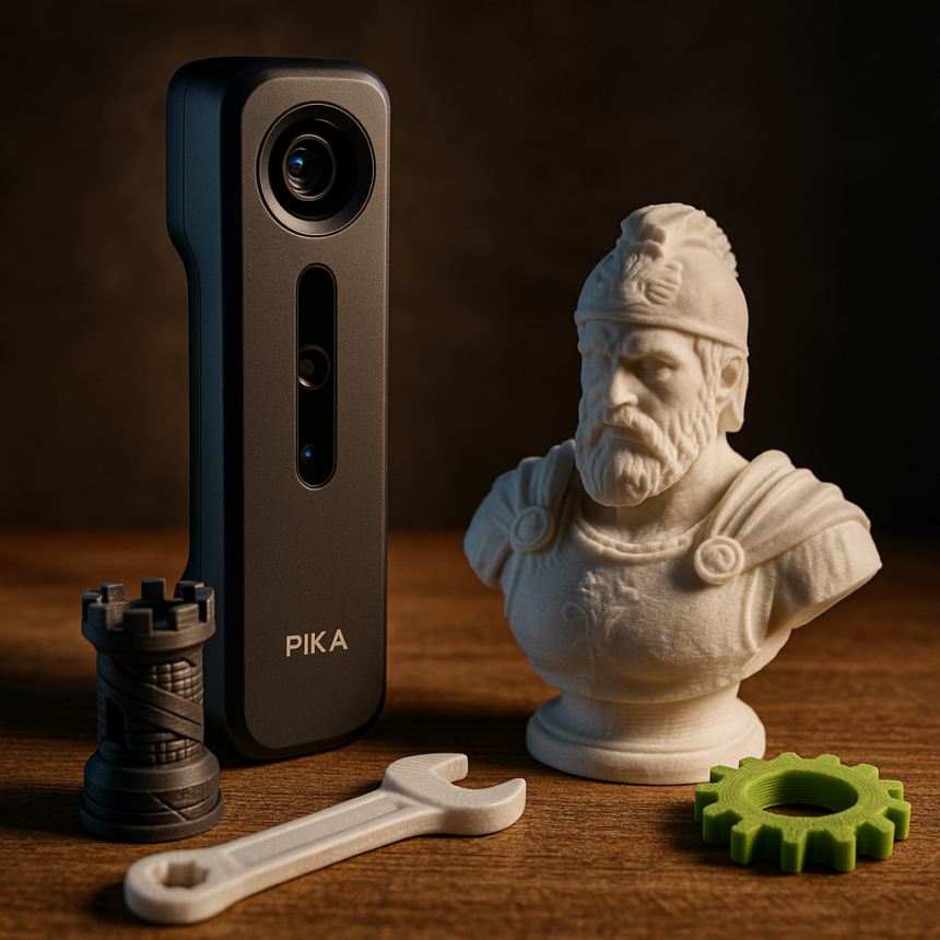 Recenzja i testy skanera 3D Creality Pika