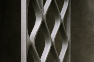 Unfold instaluje aluminiową zasłonę wydrukowaną w technologii 3D jako główną bramę nowego skrzydła Muzeum Sztuki w Gandawie