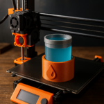 Wbudowane drukowanie 3D z cieczami na zbrickowanej drukarce FDM Prusa