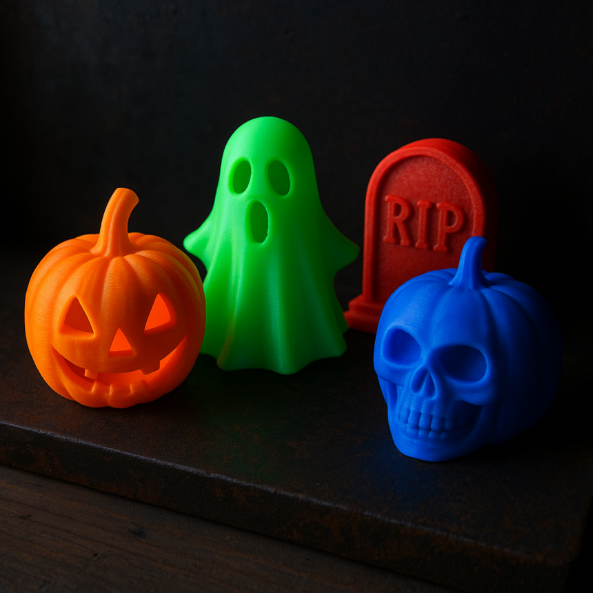 Wydrukuj kolorowe i świecące dekoracje halloweenowe z naszą straszną ofertą